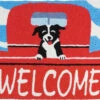 Welcome Pup Jellybean Rug 20" X 30" 2 Welcome Pup Jellybean Rug 20" X 30" -Christmas Decoration 0001961 welcome pup 75166.1558356239