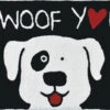 I Woof You Jellybean Rug 20" X 30" 2 I Woof You Jellybean Rug 20" X 30" -Christmas Decoration 0005489 i woof you 550 42723.1580135725