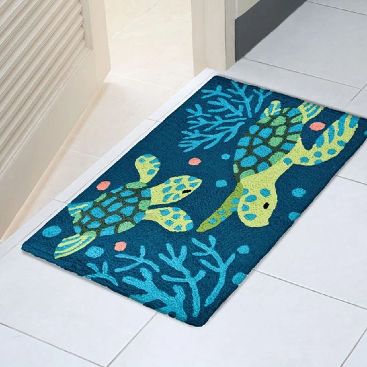 Jellybean Rug Deep Blue Sea Turtles 4 Jellybean Rug Deep Blue Sea Turtles - Image 2