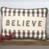 "Believe" Christmas Pillow -Christmas Decoration 041411 2 adv