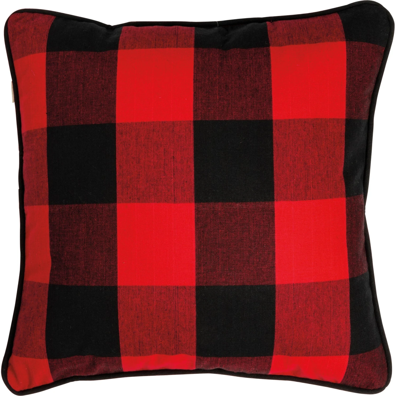 Buffalo Plaid Check Pillow, Red & Black 3 Buffalo Plaid Check Pillow, Red & Black