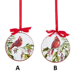 Glass & Metal Hanging Star Ornament, 2 Size Options (Pick Up Only) -Christmas Decoration 111111111111111111111111