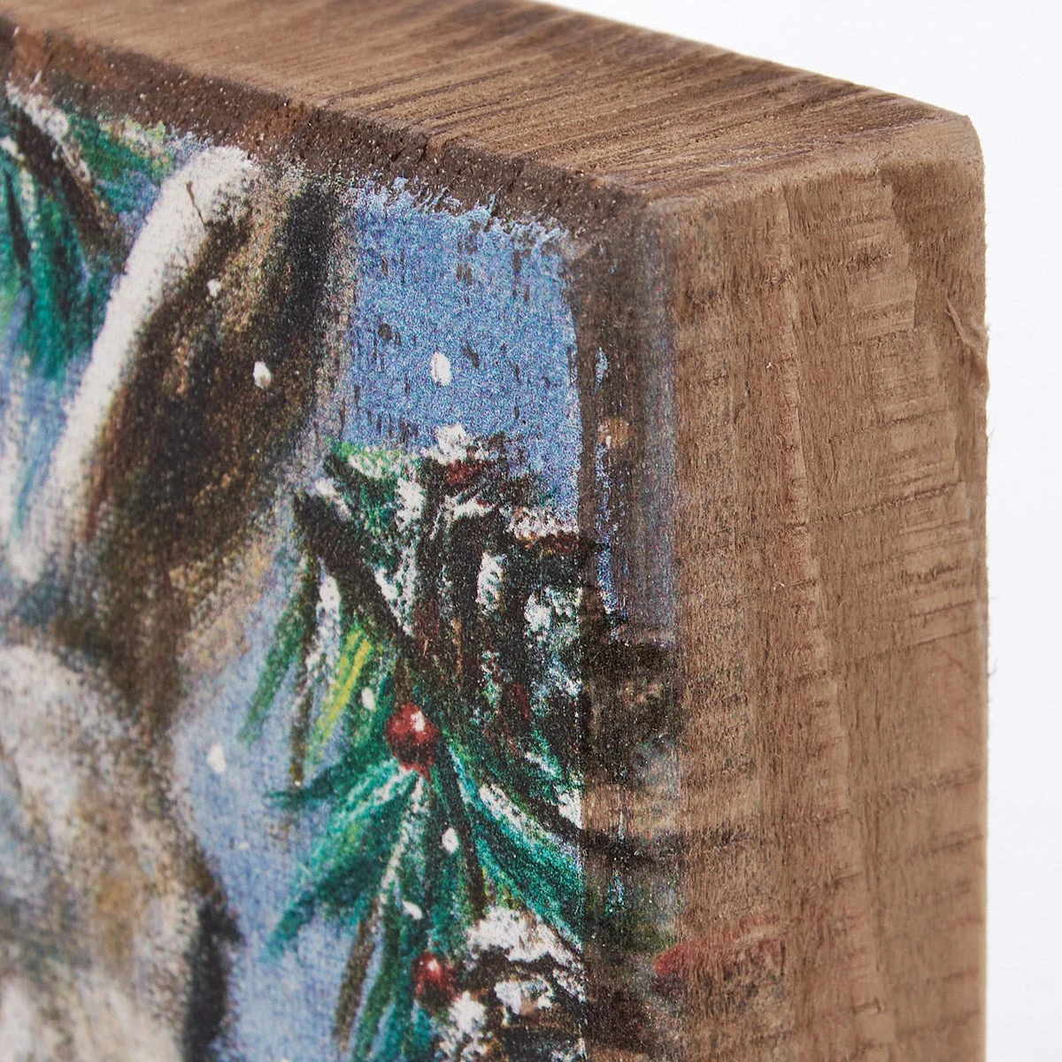 Christmas Bunny Rabbit Winter Block Sign 5 Christmas Bunny Rabbit Winter Block Sign - Image 3