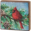 Christmas Cardinal Winter Block Sign -Christmas Decoration 114299