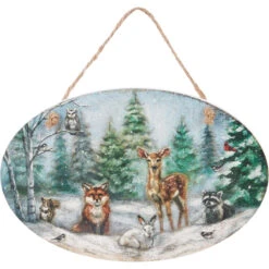 Winter Woodland Animals Ornament