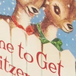 "Time To Get Blitzened" Reindeer Block Sign 7 "Time To Get Blitzened" Reindeer Block Sign -Christmas Decoration 115350 50