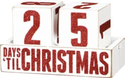 "Days 'Til Christmas" Block Countdown
