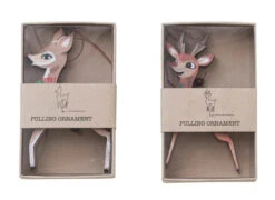 Reindeer Pull Ornament, 2 Style Options -Christmas Decoration 1 3df79e3d aa58 4595 9206 96901b1d7765