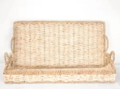 Corn Grass Rope Woven Tray, 2 Size Options (Pick Up Only)