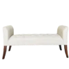 Tufted High Side Bench Off White -Christmas Decoration 23081TT On White 44302.1631039738