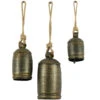 Metal Tibetan Inspired Meditation Decorative Cow Bell With Jute Hanging Rope, Set Of 3 10",8",6"H, Bronze 2 Metal Tibetan Inspired Meditation Decorative Cow Bell With Jute Hanging Rope, Set Of 3 10",8",6"H, Bronze -Christmas Decoration 26718 Main 88565.1694626122