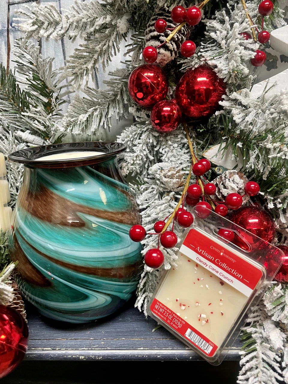 Candle Warmers Artisan Soy Wax Melt Candy Cane Crunch Set Of 4 7 Candle Warmers Artisan Soy Wax Melt Candy Cane Crunch Set Of 4 - Image 5