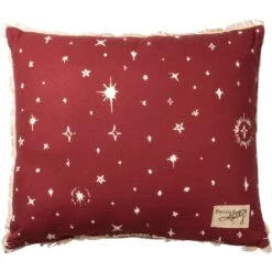 "Merry Christmas" Two-Sided Reindeer & Sleigh Pillow -Christmas Decoration 35414 20