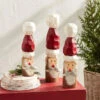 Hand-Carved Solid Wood Santa Sitter, 3 Size Options By Mud Pie 2 Hand-Carved Solid Wood Santa Sitter, 3 Size Options By Mud Pie -Christmas Decoration 40030086l 1