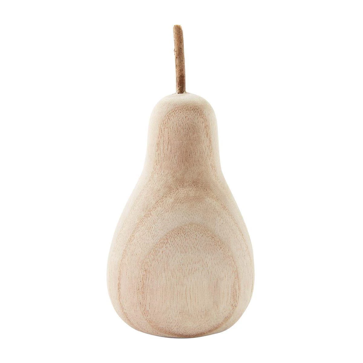 Decorative Wood Pear, 2 Size Options, By Mud Pie 3 Decorative Wood Pear, 2 Size Options, By Mud Pie