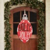 "Holly Jolly" Metal Ornament Door Wall Hanger, By Mud Pie (Pick Up Only) -Christmas Decoration 40060050j 1