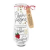 Vanilla Cranberry Mimosa Recipe Drinking Glass By Mud Pie -Christmas Decoration 40350004m