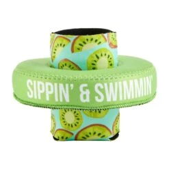 Drink Can Cooler Sleeve Pool Water Float 2-Piece Set, 3 Style Options By Mud Pie -Christmas Decoration 40350023s