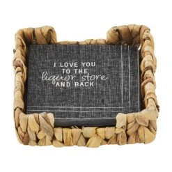 "I Love You To The Liquor Store ... " Cocktail Napkin Set By Mud Pie