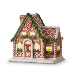 Lighted Gingerbread House With Chimney (Pick Up Only)
