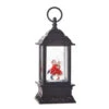 Dancing Santa & Mrs Claus Animated Musical Lighted Water Lantern -Christmas Decoration 4116315