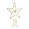 Beaded Star Christmas Tree Star Topper By Mud Pie -Christmas Decoration 41250007