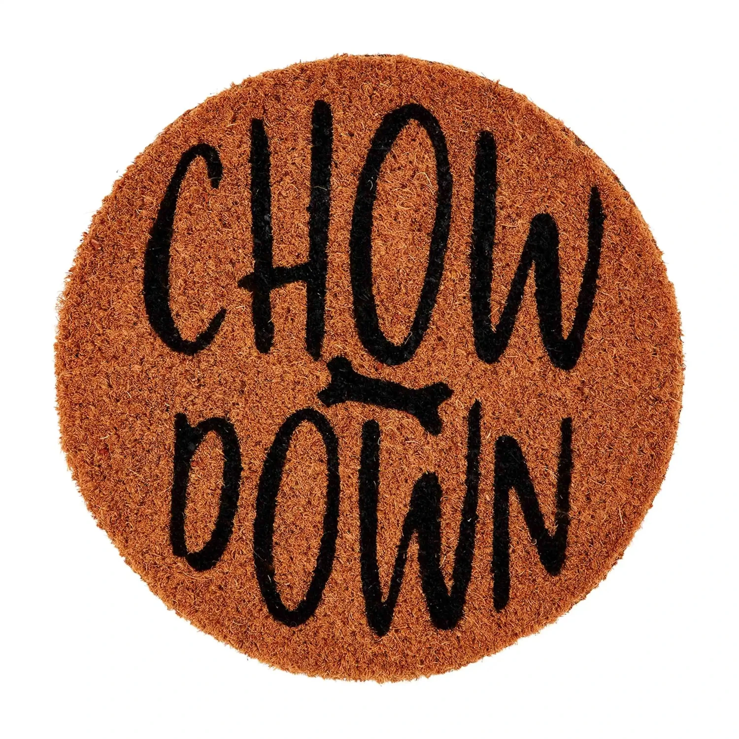 "Chow Down" Dog Pet Bowl Mat By Mud Pie 3 "Chow Down" Dog Pet Bowl Mat By Mud Pie