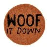 "Woof It Down" Dog Pet Bowl Mat By Mud Pie -Christmas Decoration 41490013w 1