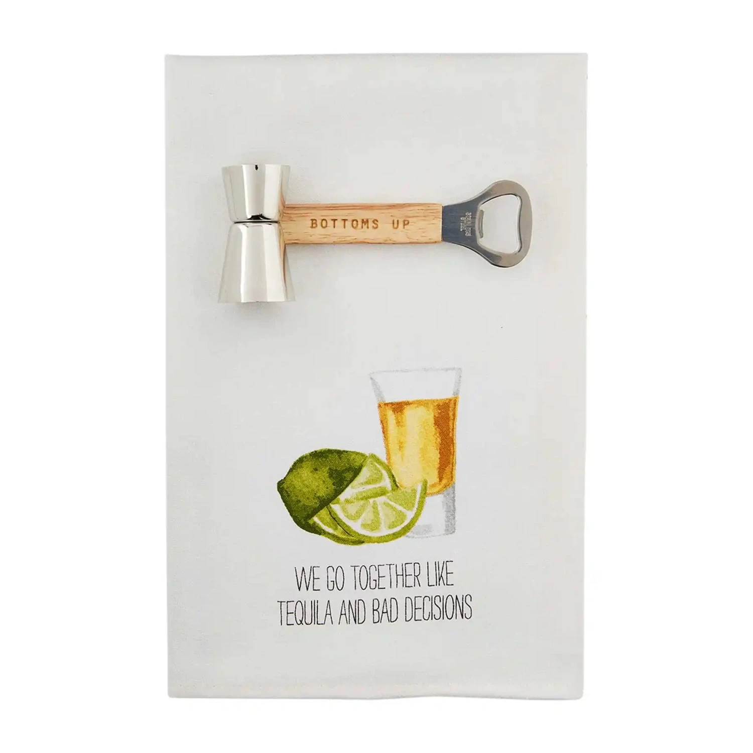 "Tequila" Hand Towel & Bar Tool Set By Mud Pie 3 "Tequila" Hand Towel & Bar Tool Set By Mud Pie