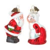 Mr & Mrs Santa Claus Christmas Ornament 2-Piece Set -Christmas Decoration 4153127