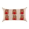 Farm Reindeer Christmas Pillow By Mud Pie -Christmas Decoration 41600947
