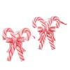 Candy Canes With Bow Ornament, 2 Style Options