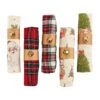 Jingle Bell Kraft Wrapped Christmas Kitchen Towel, 5 Style Options By Mud Pie -Christmas Decoration 42170022 1