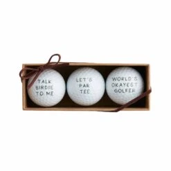 "Let's Par Tee" Golf Ball Set By Mud Pie