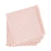 Dinner Napkin Set, Pink By Mud Pie -Christmas Decoration 42800095p
