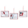 Vintage Look Post Card Ornament, 3 Style Options -Christmas Decoration 4319072