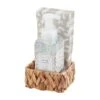 Leopard Animal Print Soap & Guest Towel 3-Piece Basket Set By Mud Pie -Christmas Decoration 44400110l
