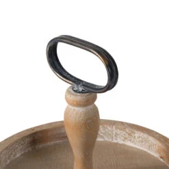 Beaded 2-Tiered Tray -Christmas Decoration 45199 2