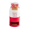 Milk & Cookies For Santa, Red & White Bottle By Mud Pie -Christmas Decoration 45500129t