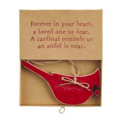 Cardinal Christmas Holiday Ornament By Mud Pie -Christmas Decoration 46700243