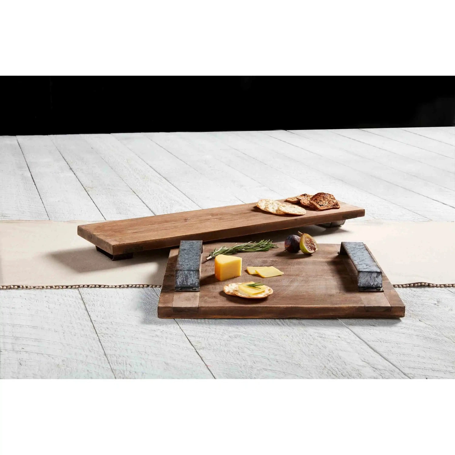 Reversible Rectangle Wood Serving Board By Mud Pie (Pick Up Only) 3 Reversible Rectangle Wood Serving Board By Mud Pie (Pick Up Only)