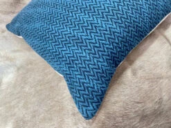 Toss Pillow Zig Zag Woven Teal Black 20" X 20" 11 Toss Pillow Zig Zag Woven Teal Black 20" X 20" -Christmas Decoration 54 07598.1634230525