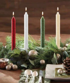 Root Candles Unscented Arista Timberline 9-Inch Dinner Candles, 12-Count, Ivory -Christmas Decoration 58917AI 6 10308.1696352945