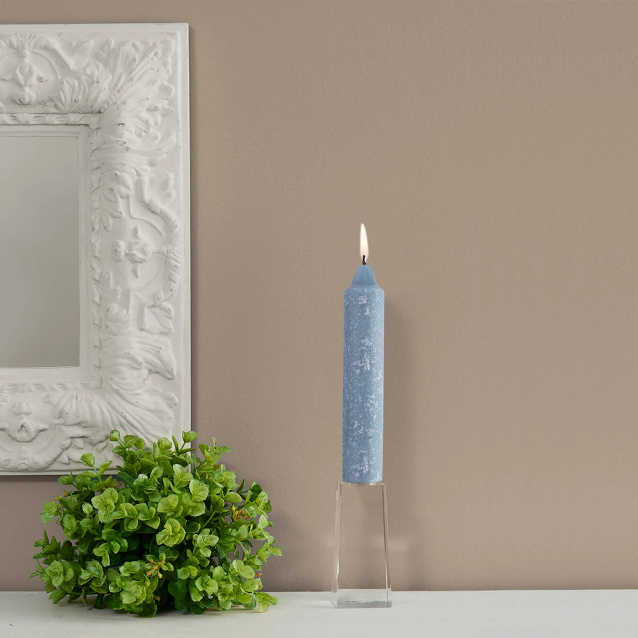 Root Candles Timberline Collenette 4-Count Unscented Dinner Candles, 7-Inch, Williamsburg Blue 5 Root Candles Timberline Collenette 4-Count Unscented Dinner Candles, 7-Inch, Williamsburg Blue - Image 3