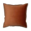 Indoor Velvet Flange Cinnamon Orange 18-inch Throw Pillow -Christmas Decoration 615806BPP Main 93700.1696533172