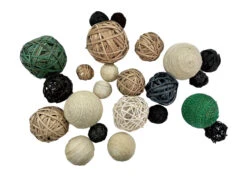 Mixed Texture Orbs Carton Jumbo Green 10 Mixed Texture Orbs Carton Jumbo Green -Christmas Decoration 62083 2 91725.1675717261