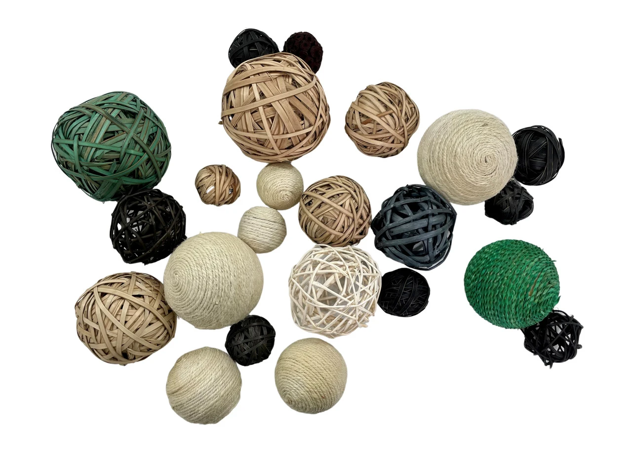 Mixed Texture Orbs Carton Jumbo Green 6 Mixed Texture Orbs Carton Jumbo Green - Image 4