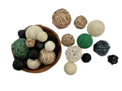 Mixed Texture Orbs Carton Jumbo Green
