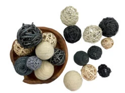 Mixed Texture Orbs Carton Jumbo Gray -Christmas Decoration 62084 3 22137.1675717497