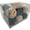 Mixed Texture Orbs Carton Jumbo Gray
